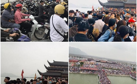&lsquo;Biển người&rsquo; lễ ch&ugrave;a v&agrave; hiểm họa r&igrave;nh rập sau đợt dịch thứ ba