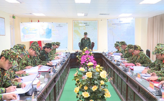 Bộ CHQS tỉnh luyện tập chuyển trạng th&aacute;i sẵn s&agrave;ng chiến đấu