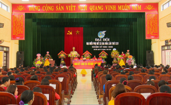 Đại hội đại biểu phụ nữ x&atilde; Gia H&ograve;a