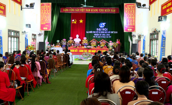 Đại hội đại biểu phụ nữ x&atilde; Ninh Hải