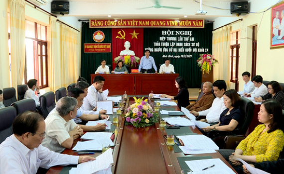 Hội nghị hiệp thương lần thứ hai thỏa thuận, lập danh s&aacute;ch sơ bộ những người ứng cử ĐBQH kh&oacute;a XV