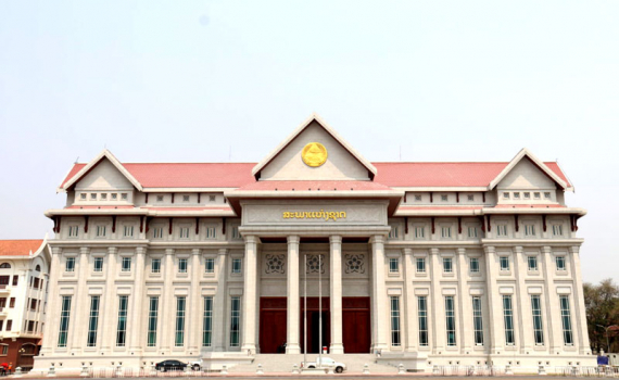 Nghiệm thu, b&agrave;n giao c&ocirc;ng tr&igrave;nh Nh&agrave; Quốc hội L&agrave;o