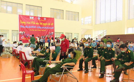 Tam Điệp: Ng&agrave;y hội hiến m&aacute;u t&igrave;nh nguyện đợt 1 năm 2021
