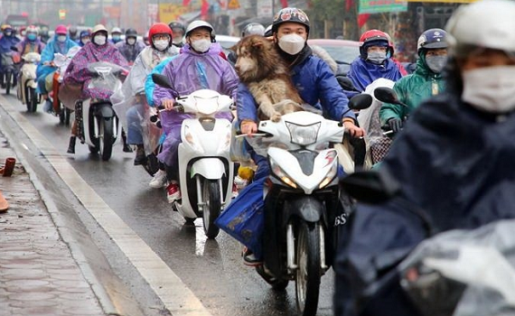 Thời tiết ng&agrave;y 7-3: Kh&ocirc;ng kh&iacute; lạnh g&acirc;y mưa ở Bắc Bộ
