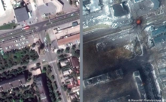 Th&agrave;nh phố Mariupol, Ukraine bị thiệt hại lớn
