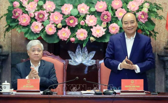 Tăng cường phối hợp giữa Chủ tịch nước v&agrave; Đo&agrave;n Chủ tịch Ủy ban Trung ương MTTQ Việt Nam