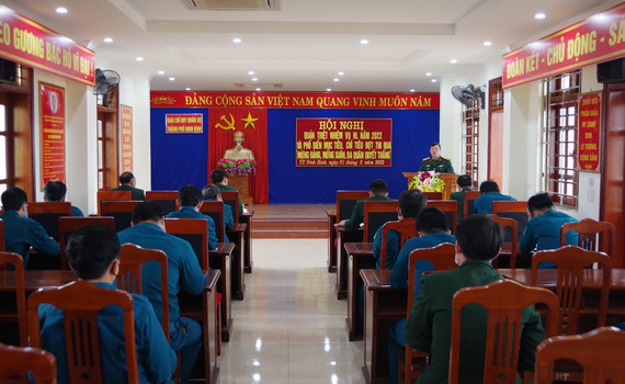 C&aacute;c cơ quan, đơn vị qu&aacute;n triệt Mệnh lệnh huấn luyện năm 2022
