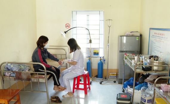 Hiệu quả x&acirc;y dựng hệ thống y tế cơ sở ở huyện Nho Quan