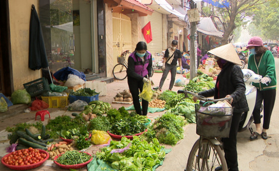 Gi&aacute; rau xanh tại Ninh B&igrave;nh tăng cao