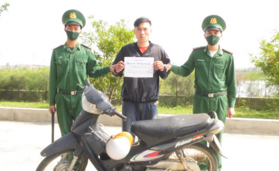 Đồn Bi&ecirc;n ph&ograve;ng Kim Sơn bắt giữ đối tượng trộm cắp xe m&aacute;y 
