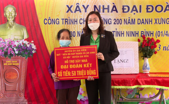 Khởi c&ocirc;ng x&acirc;y dựng nh&agrave; Đại đo&agrave;n kết tại x&atilde; Gia T&acirc;n, huyện Gia Viễn