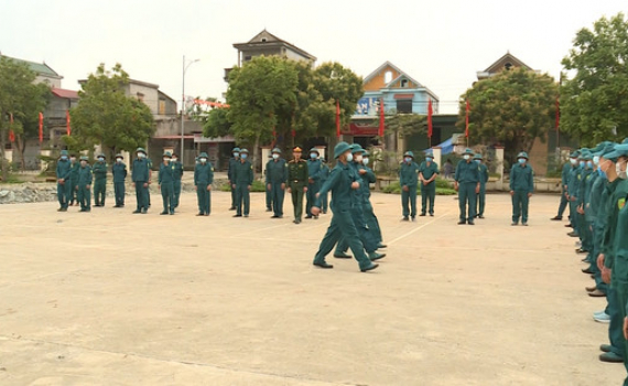 Ban CHQS huyện Y&ecirc;n M&ocirc;, TP Tam Điệp huấn luyện d&acirc;n qu&acirc;n tự vệ
