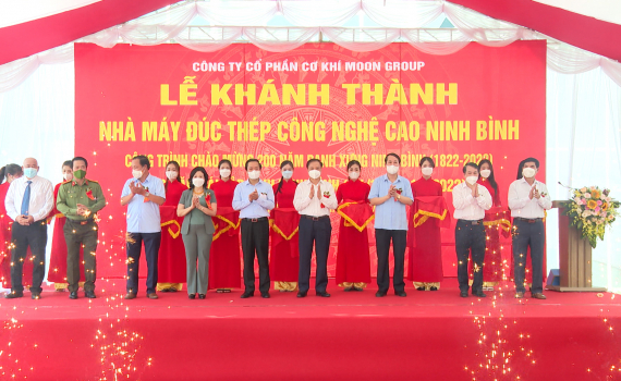 Kh&aacute;nh th&agrave;nh Nh&agrave; m&aacute;y đ&uacute;c th&eacute;p c&ocirc;ng nghệ cao Ninh B&igrave;nh