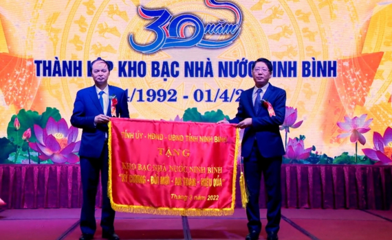 Kỷ niệm 30 năm th&agrave;nh lập Kho bạc Nh&agrave; nước Ninh B&igrave;nh