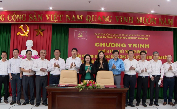 Ra mắt m&ocirc; h&igrave;nh sản xuất kinh doanh kh&aacute;c trong C&ocirc;ng ty TNHH MTV Điện lực Ninh B&igrave;nh