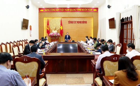 Hội nghị Ban Thường vụ Tỉnh ủy ng&agrave;y 23/3/2022