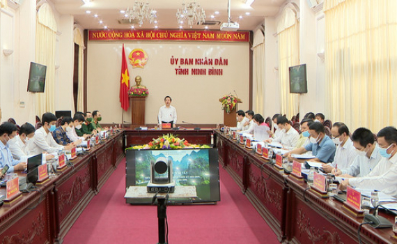 Hội nghị nghe b&aacute;o c&aacute;o quy hoạch tỉnh thời kỳ 2021-2030, tầm nh&igrave;n đến năm 2050
