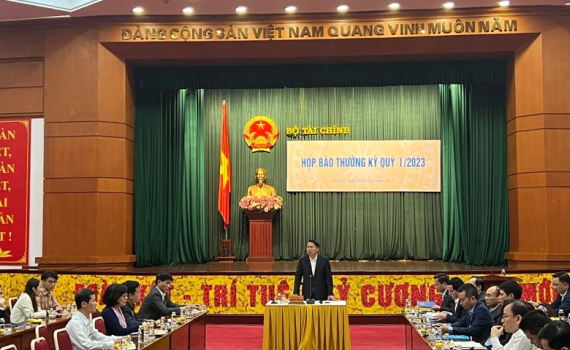 Thu ng&acirc;n s&aacute;ch qu&yacute; I/2023 tăng 1,3% so với c&ugrave;ng kỳ năm trước