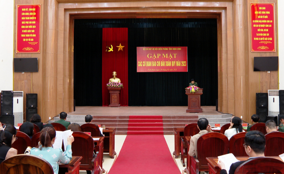 Bộ Chỉ huy Bộ đội Bi&ecirc;n ph&ograve;ng tỉnh gặp mặt c&aacute;c cơ quan b&aacute;o ch&iacute;