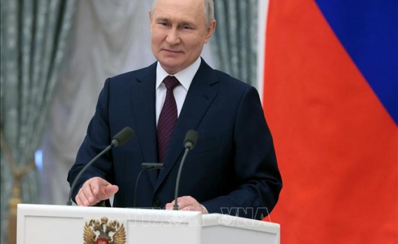 Tổng thống Nga Vladimir Putin duy tr&igrave; tỷ lệ t&iacute;n nhiệm cao