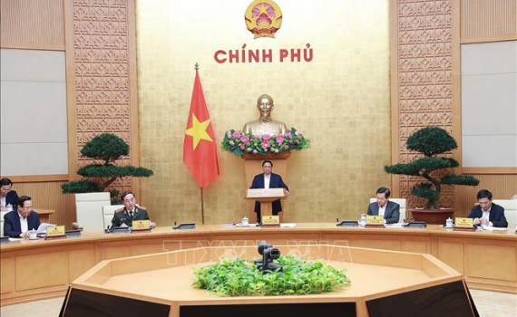 Thủ tướng Phạm Minh Ch&iacute;nh chủ tr&igrave; phi&ecirc;n họp Ch&iacute;nh phủ thường kỳ th&aacute;ng 2