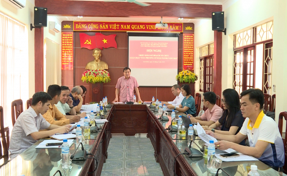 Họp Ban Tổ chức Giải chạy &ldquo;C&uacute;c Phương Jungle Paths năm 2023&rdquo;