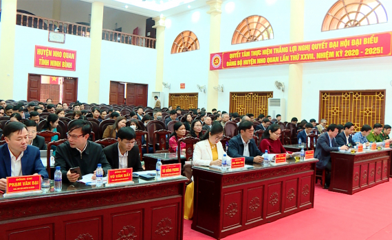Nho Quan triển khai c&ocirc;ng t&aacute;c thi đua, khen thưởng năm 2023