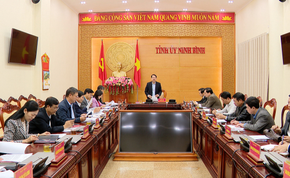 Hội nghị Ban thường vụ Tỉnh ủy ng&agrave;y 28/3/2023