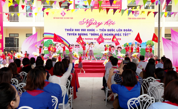 Ng&agrave;y hội Thiếu nhi vui khỏe - Tiến bước l&ecirc;n Đo&agrave;n