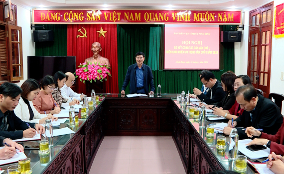 Ban D&acirc;n vận Tỉnh uỷ triển khai nhiệm vụ qu&yacute; II/2023