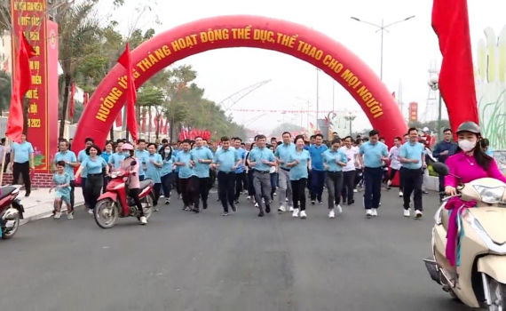 Gia Viễn ph&aacute;t động ng&agrave;y chạy Olympic v&agrave; Giải việt d&atilde; năm 2023