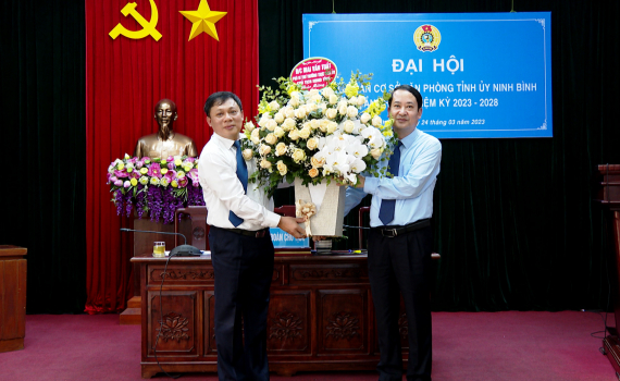 Đại hội c&ocirc;ng đo&agrave;n cơ sở Văn ph&ograve;ng Tỉnh ủy