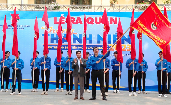 Tuổi trẻ Ninh B&igrave;nh ra qu&acirc;n Th&aacute;ng Thanh ni&ecirc;n năm 2023