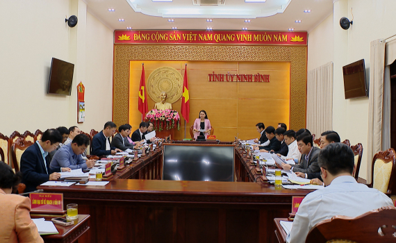 Hội nghị Ban Thường vụ Tỉnh ủy ng&agrave;y 02/3/2023