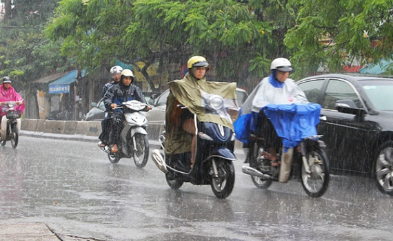 Thời tiết h&ocirc;m nay (29-3): H&agrave; Nội c&oacute; mưa r&agrave;o về đ&ecirc;m v&agrave; s&aacute;ng