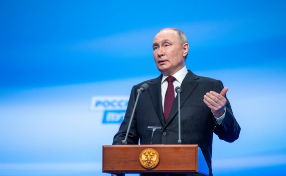 Tổng thống Vladimir Putin cảm ơn sự ủng hộ của người d&acirc;n Nga