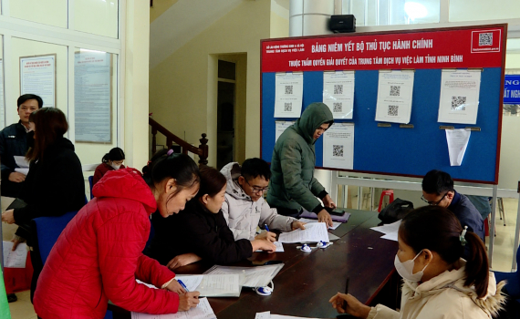 Ninh B&igrave;nh:T&iacute;n hiệu t&iacute;ch cực từ xuất khẩu lao động những th&aacute;ng đầu năm