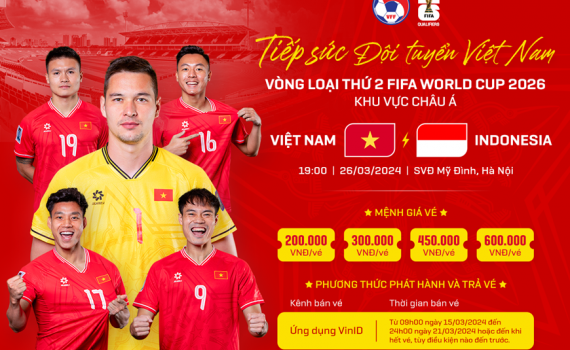V&eacute; xem trận Việt Nam v&agrave; Indonesia c&oacute; gi&aacute; bao nhi&ecirc;u?