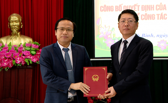 Sở Tư ph&aacute;p Ninh B&igrave;nh c&ocirc;ng bố Quyết định của Chủ tịch UBND tỉnh về c&ocirc;ng t&aacute;c c&aacute;n bộ