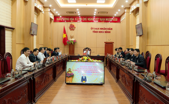 Hội nghị trực tuyến về c&aacute;c chương tr&igrave;nh mục ti&ecirc;u quốc gia