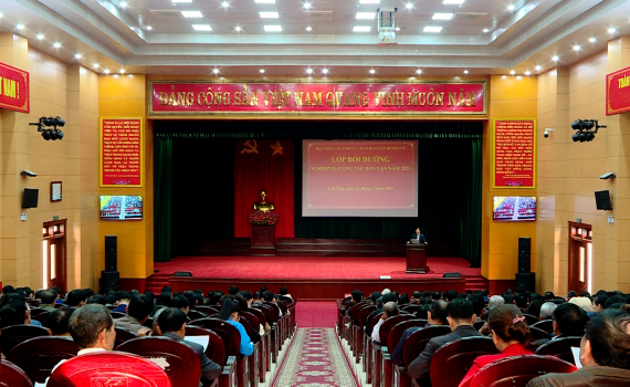 Gia Viễn bồi dưỡng nghiệp vụ c&ocirc;ng t&aacute;c D&acirc;n vận năm 2024