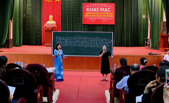 Khai mạc lớp bồi dưỡng, truyền dạy nghệ thuật truyền thống huyện Hoa Lư 