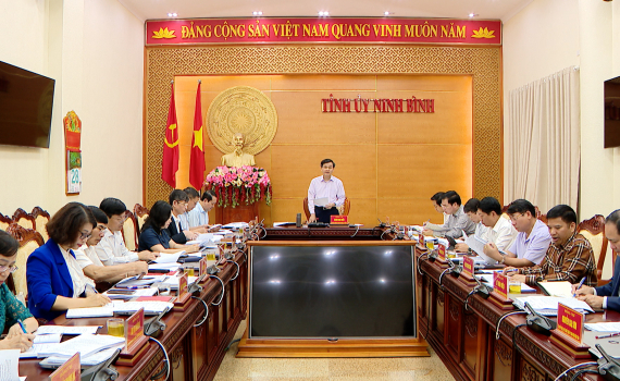 Hội nghị Ban Thường vụ Tỉnh ủy ng&agrave;y 28/03/2024