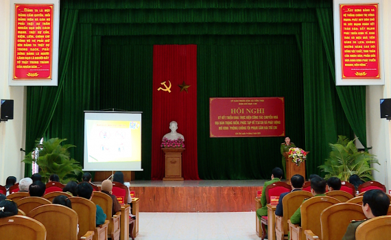 Triển khai thực hiện c&ocirc;ng t&aacute;c chuyển h&oacute;a địa b&agrave;n trọng điểm, phức tạp về trật tự an to&agrave;n x&atilde; hội tại x&atilde; Cồn Thoi