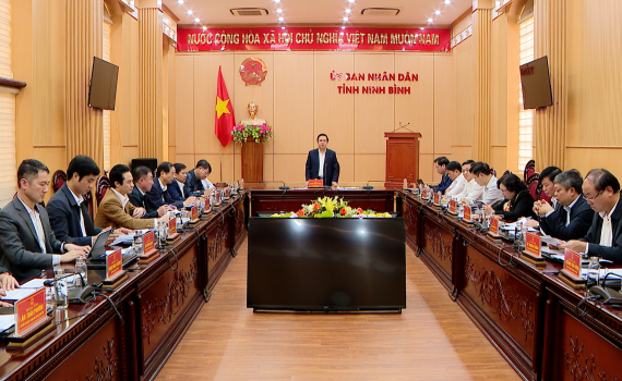 Ban Chỉ đạo Đề &aacute;n x&acirc;y dựng v&agrave; ph&aacute;t triển "Th&agrave;nh phố Hoa Lư" tổ chức phi&ecirc;n họp thứ nhất