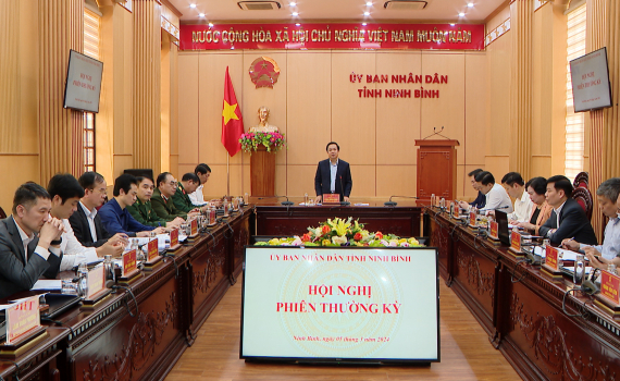 UBND tỉnh họp phi&ecirc;n thường kỳ triển khai nhiệm vụ trọng t&acirc;m th&aacute;ng 3/2024