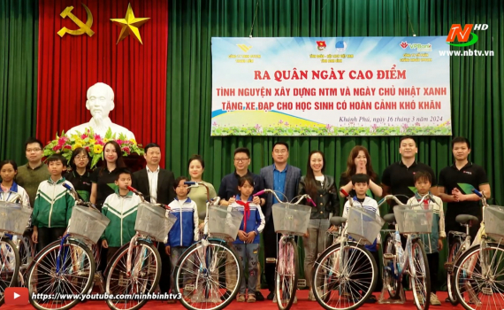 Ra qu&acirc;n ng&agrave;y cao điểm t&igrave;nh nguyện x&acirc;y dựng n&ocirc;ng th&ocirc;n mới tại huyện Y&ecirc;n Kh&aacute;nh