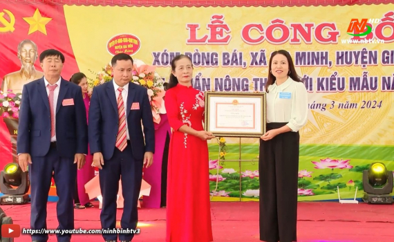 Th&ocirc;n 5, x&atilde; Gia Trấn v&agrave; x&oacute;m Đ&ograve;ng B&aacute;i, x&atilde; Gia Minh đạt chuẩn khu d&acirc;n cư n&ocirc;ng th&ocirc;n mới kiểu mẫu