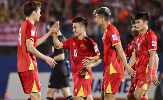 Đội tuyển Việt Nam ra qu&acirc;n tưng bừng tại v&ograve;ng loại Asian Cup 2027