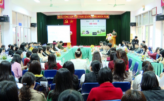 Hội thảo "Gi&aacute;o dục trải nghiệm - V&igrave; một tương lai xanh" tại C&uacute;c Phương